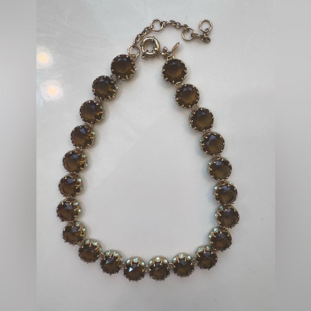 J Crew jeweled necklace.